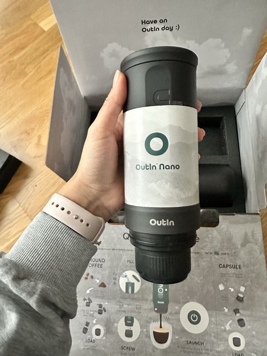 Outin nano portable coffee machine przenosny ekspres do kawy nespresso