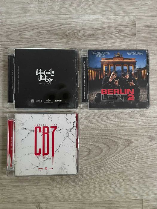 24 Płyty CD(Niemiecki rap, 187 Strassenbande,GZUZ,Bonez MC,RAF Camora)