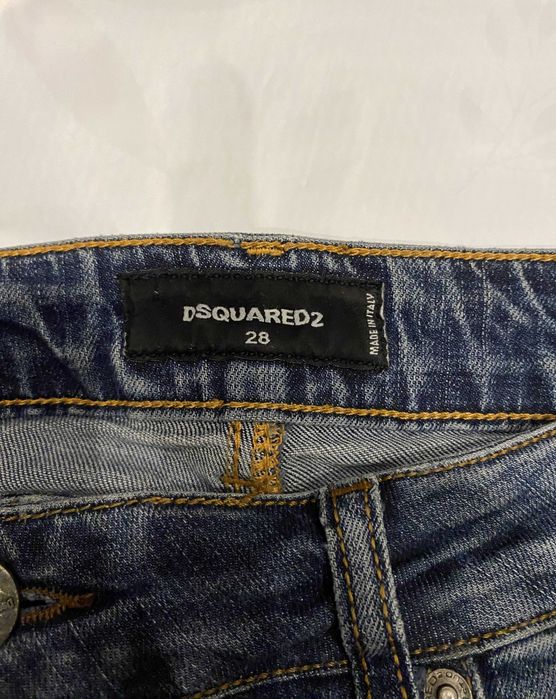 Dsquared2 jeansy męskie | W28 L29 | premium denim | niebieski denim