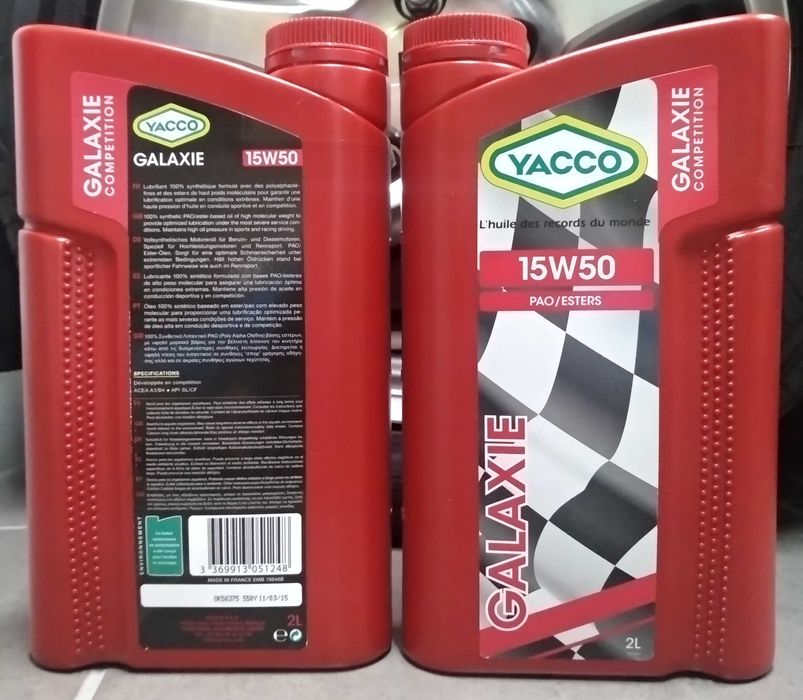 Óleo Motul Yacco Shell 5w50 10w40 15w50 20w60  75w90 75w140