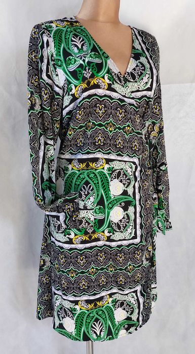 Nowa sukienka Bonprix 46 kopertowa elegancka retro basic