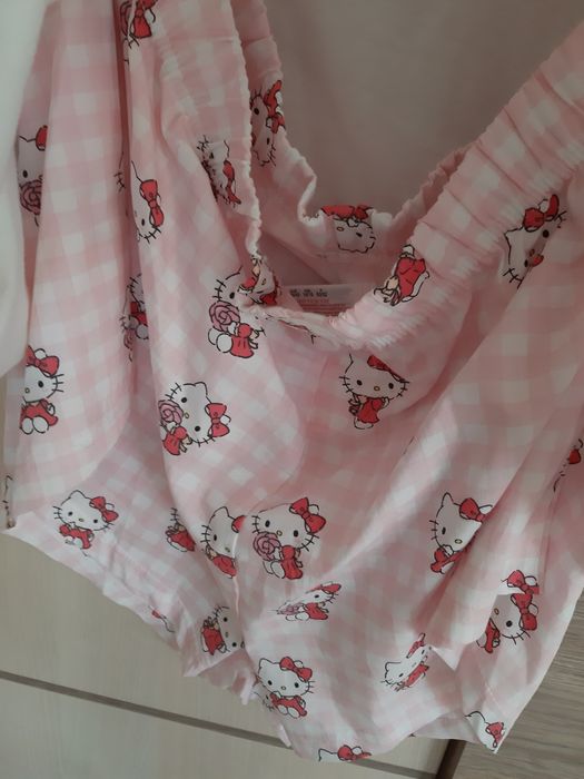 Piżama primark XL hello Kitty spodenki krótkie koszulka tshirt limited