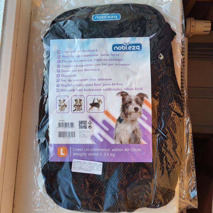рюкзак-переноска Nobleza Legs Out для домашніх тварин, розмір L