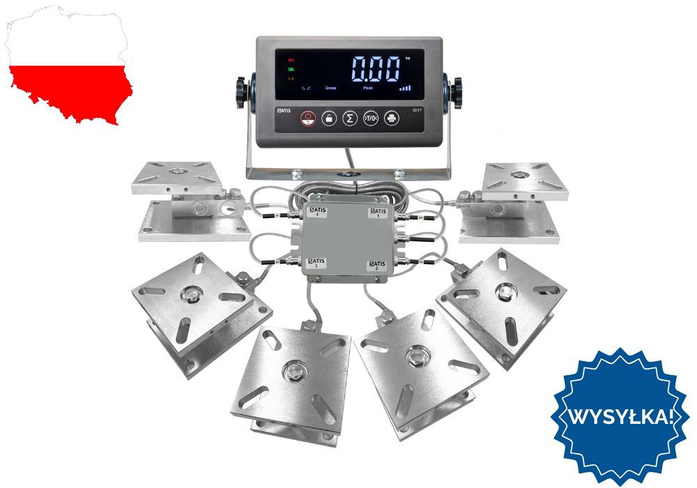 Waga pod silosy, do 15T waga zbiornikowa dokładna stalowa przemysłowa