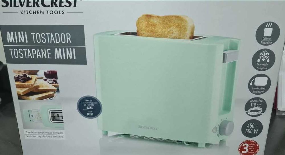 Mini Tostadeira Verde Mint (nova)