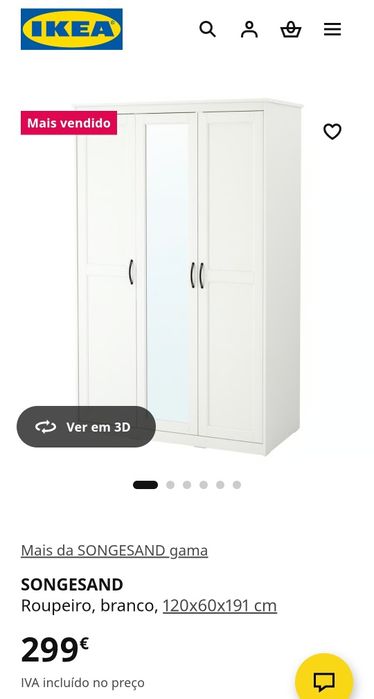 Roupeiro IKEA - Bem estimado