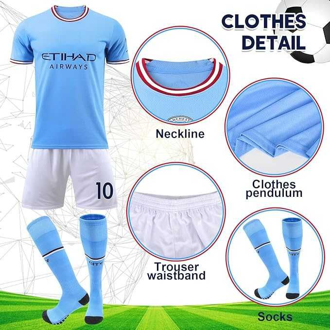 Koszulka piłkarska dla dzieci, koszulka piłkarska z dżerseju