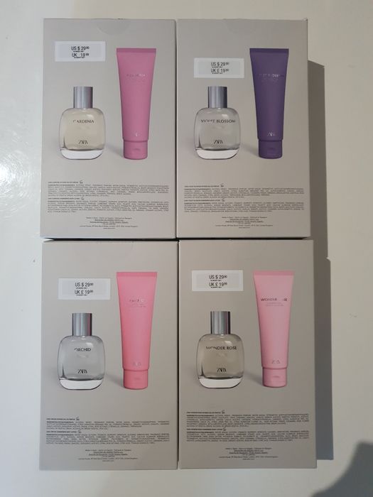 Zara intense orcid/gardenia/wonder rose/Violet blossom intense