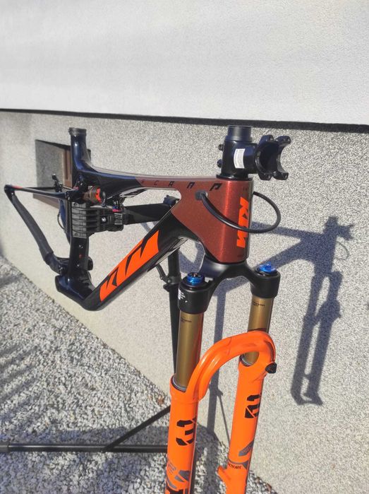Frameset KTM Scarp Exonic M, carbon, fox, 100mm