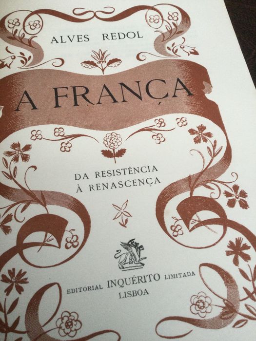 A França de Alves Redol Edição Limitada 4/410 Pele Primeira Edição