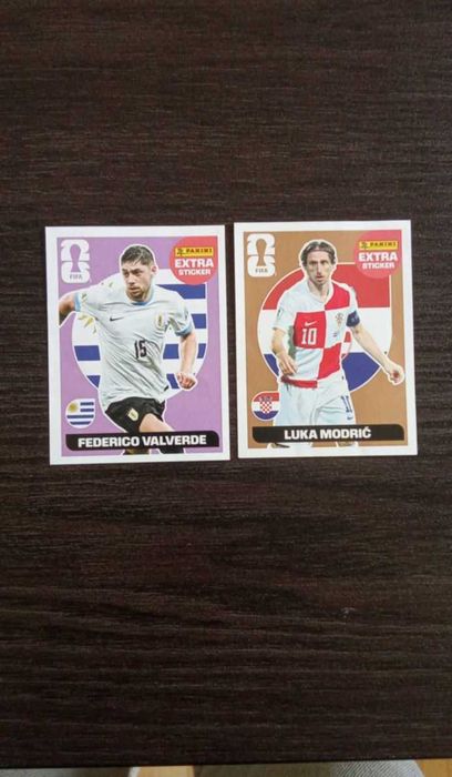 Cromos legends Luka Modrić e Valverde