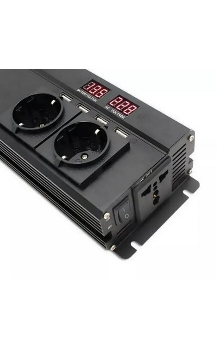 Інвертор 12V-220 "LVYUAN 2000W"  4USB,