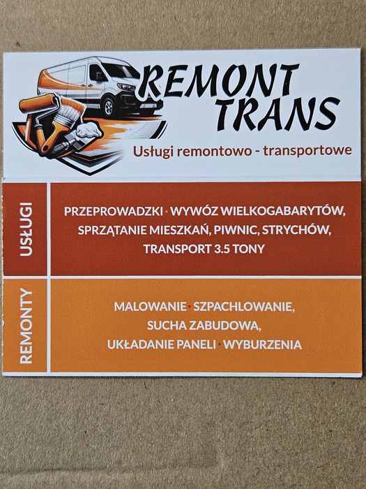 Transport, przeprowadzki i przewóz rzeczy