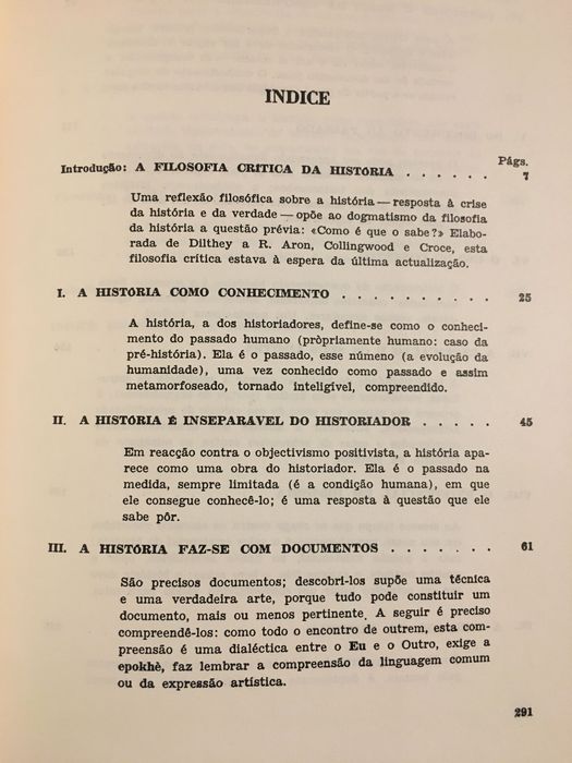 Tony Judt/ Para que Serve a História/Nova História/ Conhec. Histórico