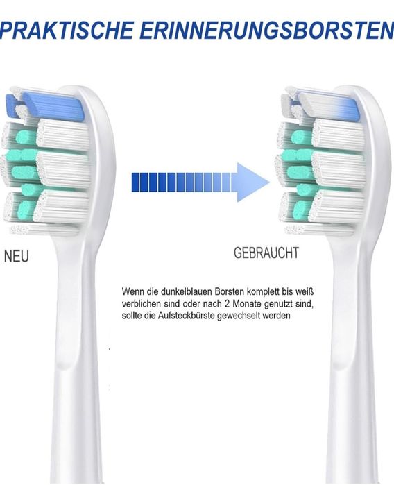 Zestaw 12 wymiennych głowic do szczoteczek do zębów Philips Sonicare