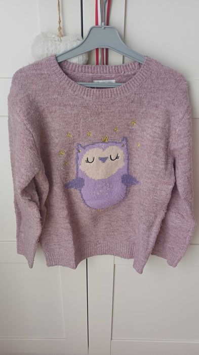 Sweter dziewczęcy r. 128