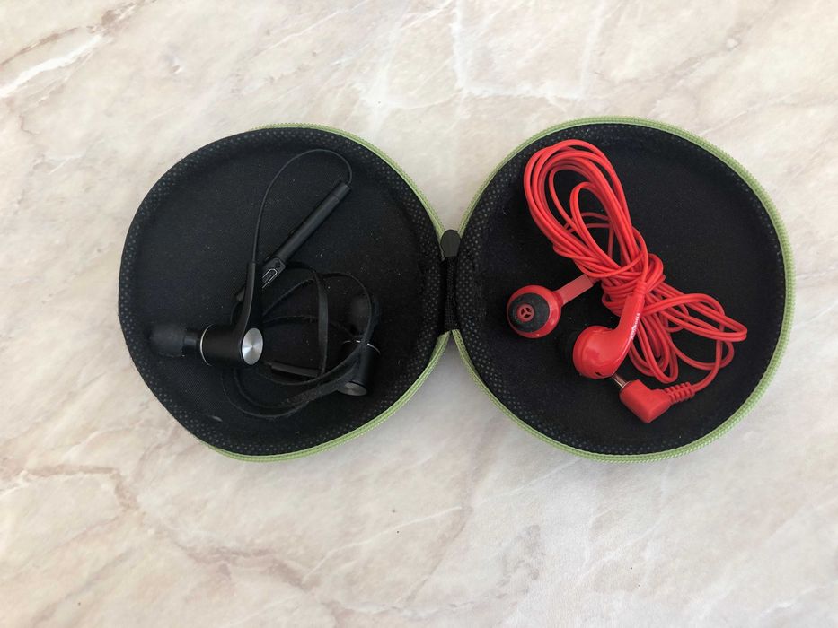 Nekteck- bluetooth навушники  + навушники  + кейс