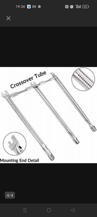 LOKHING 69787 Rura palnika grilla 45,7 CM