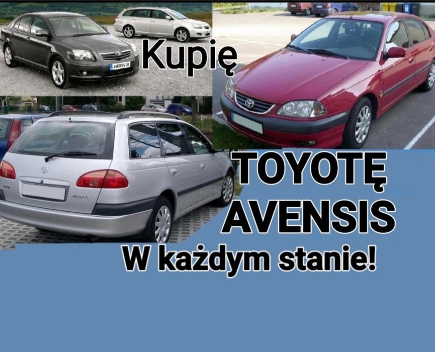 Skup aut Mercedesów Toyot Corolla Avensis Sprinter Actros Kaczka Hilux