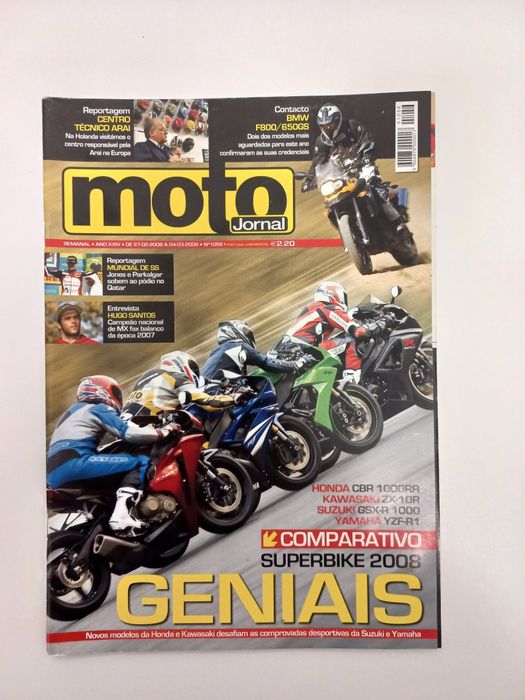 Revista Motociclismo - Moto Jornal - 2008