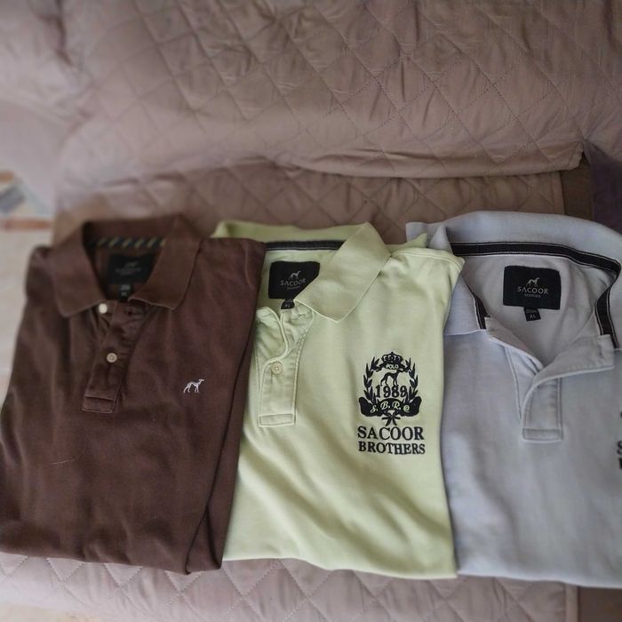 Tenho para venda Três  Polos Saccor todos pelo preço indicado