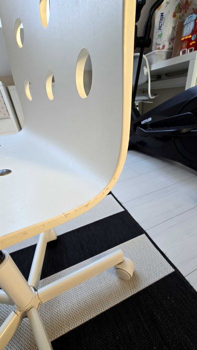 Krzesło obrotowe Jules Ikea białe