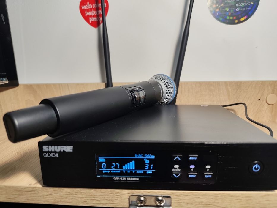 Mikrofon bezprzewodowy shure QLXD dla Dja szkoły kościoła zespołu