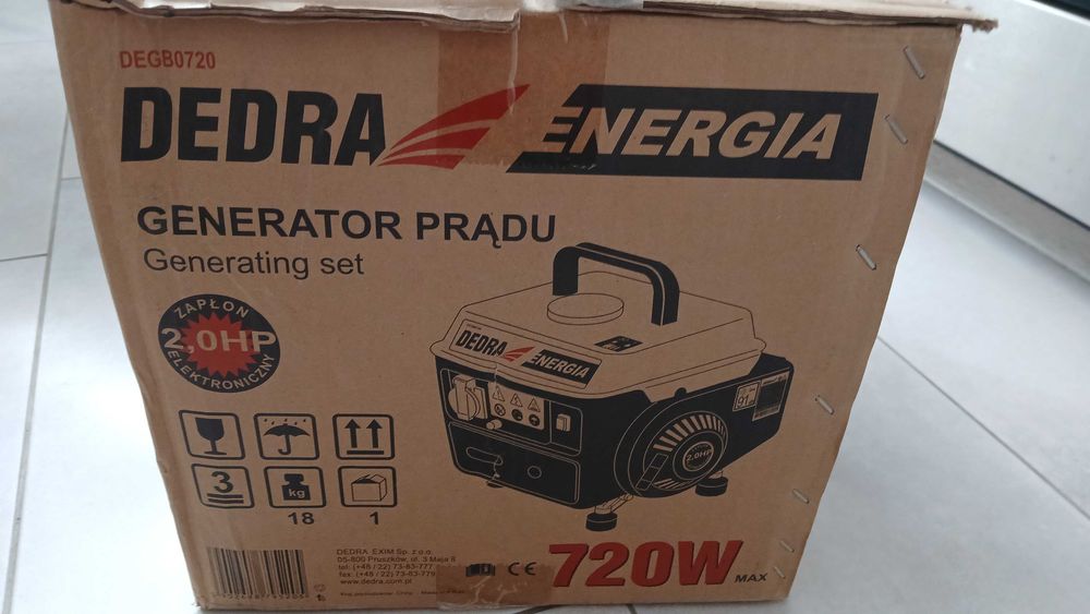 Generator prądu Dedra DEGB0720 (Uszkodzony)