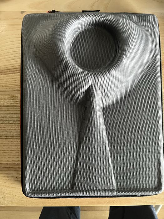 Etui na koszule PACKSHI nowe, szaro pomarańczowe