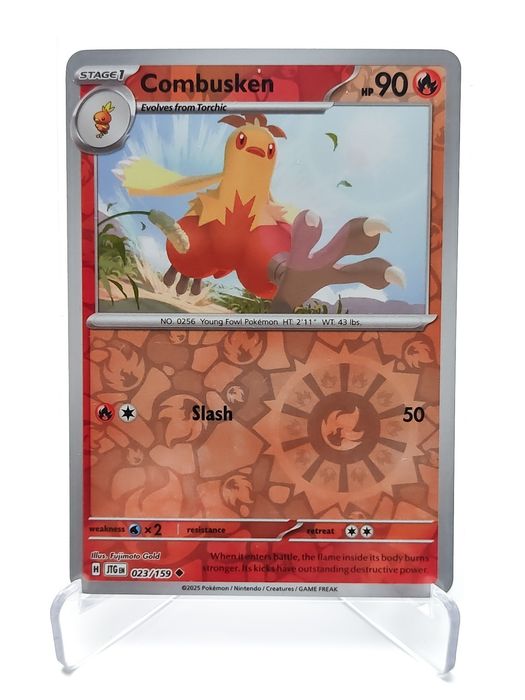 Combusken 023/159 reverse holo karta pokemon Journey Together