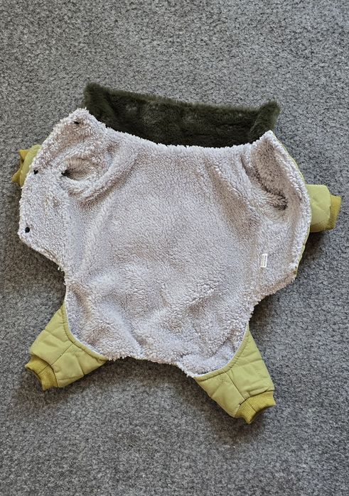 Зимовий комбінезон для собак з хутряним коміром, Da Da Gou, середні по