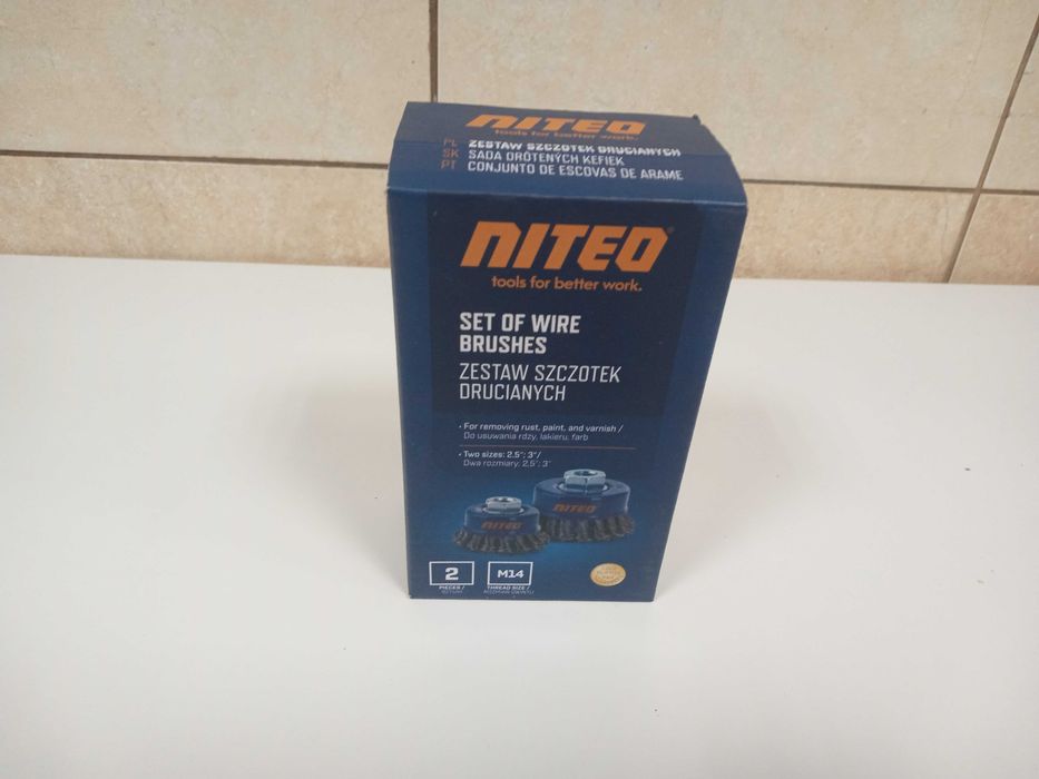 Zestaw szczotek drucianych NITEO