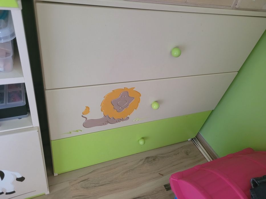 Komoda Baggi lew afryka sawanna Meblik