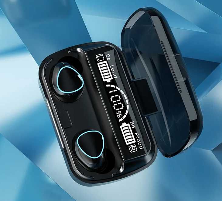 M10 Earphone Wireless Headset com Power Bank novo