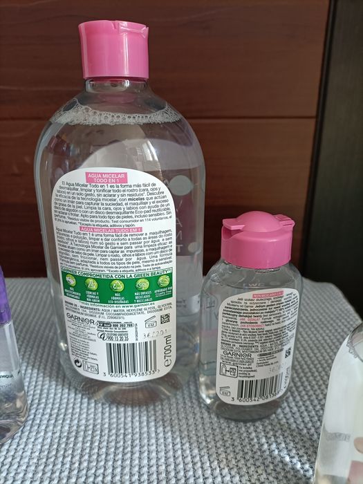 Płyny micelarne Garnier i Mixa
