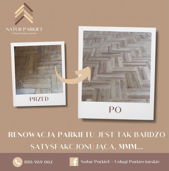 Renowacja, cyklinowanie podłóg oraz schodów
