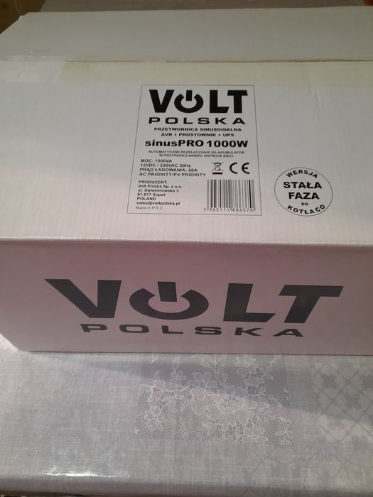 ДБЖ Volt Polska Sinus Pro 1000W (12V, 20A)
Volt Polska Sinus Pro 1000W