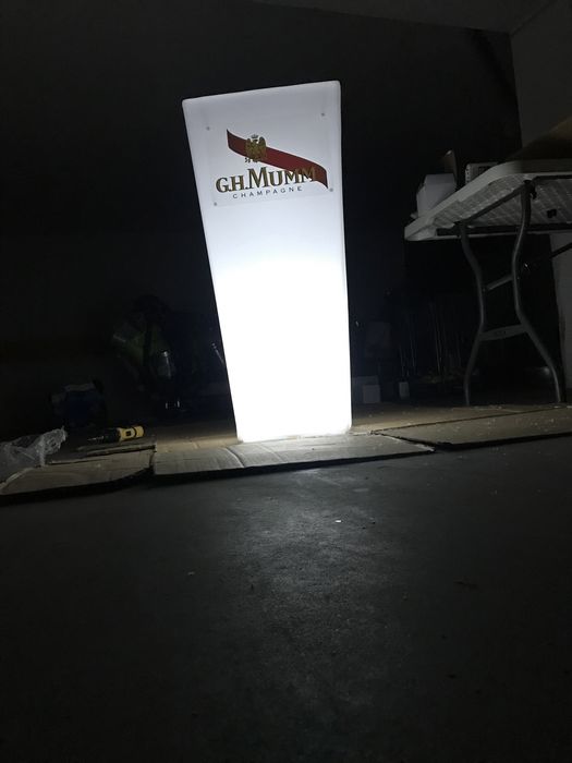 Vasos com ilukonacao rgb