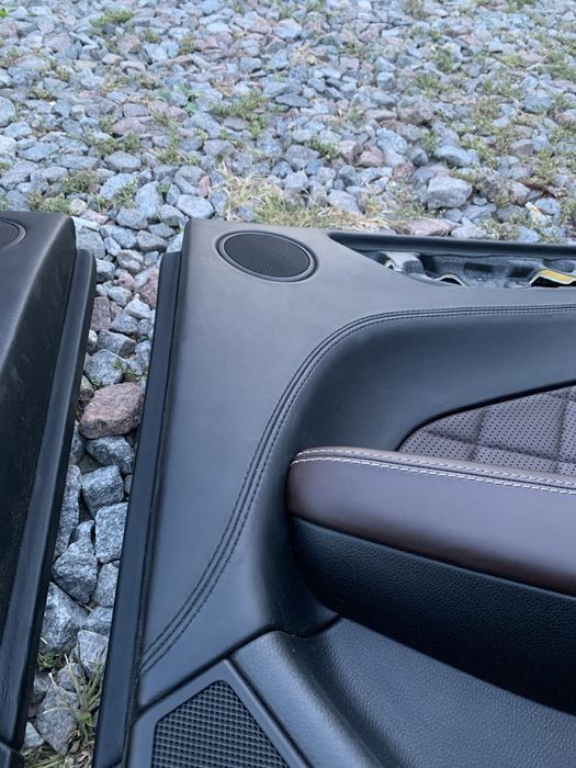 Дверные карты mercedes кожа ml gle designo задние мерседес