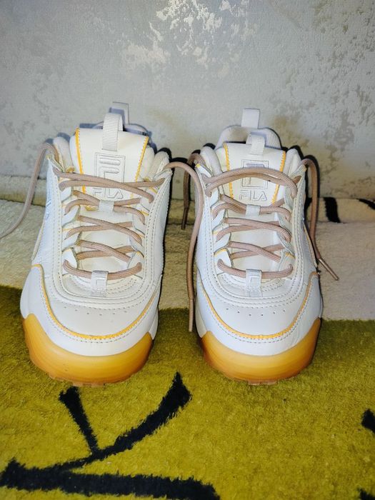 кросівки Fila white orange