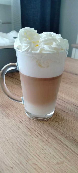 Nowe Szklanki Do Kawy Latte + łyżeczki Zestaw Szklanek Na Kawę X6