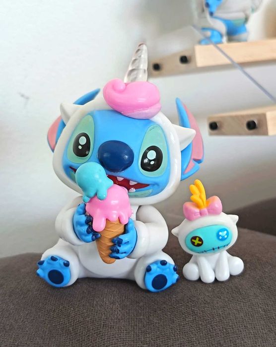 Conjunto de figuras do diário louco do Stitch da Disney (6 peças)