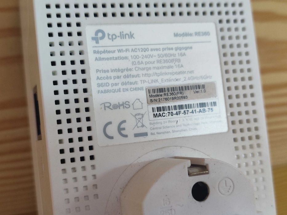 RE360 Tp-Link AC1200 Extender Repetidor Wi-Fi