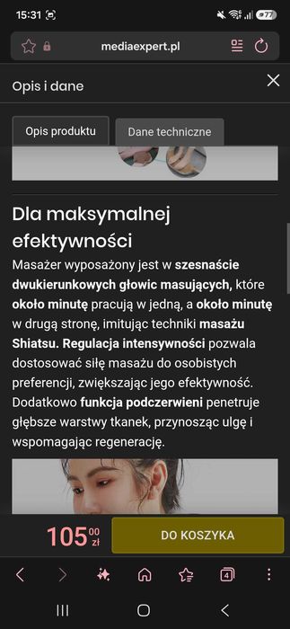 Masażer do karku EXTRALINK