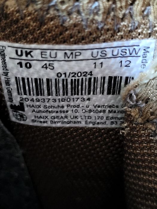 Buty haix black eagle athletic rozm ,45
