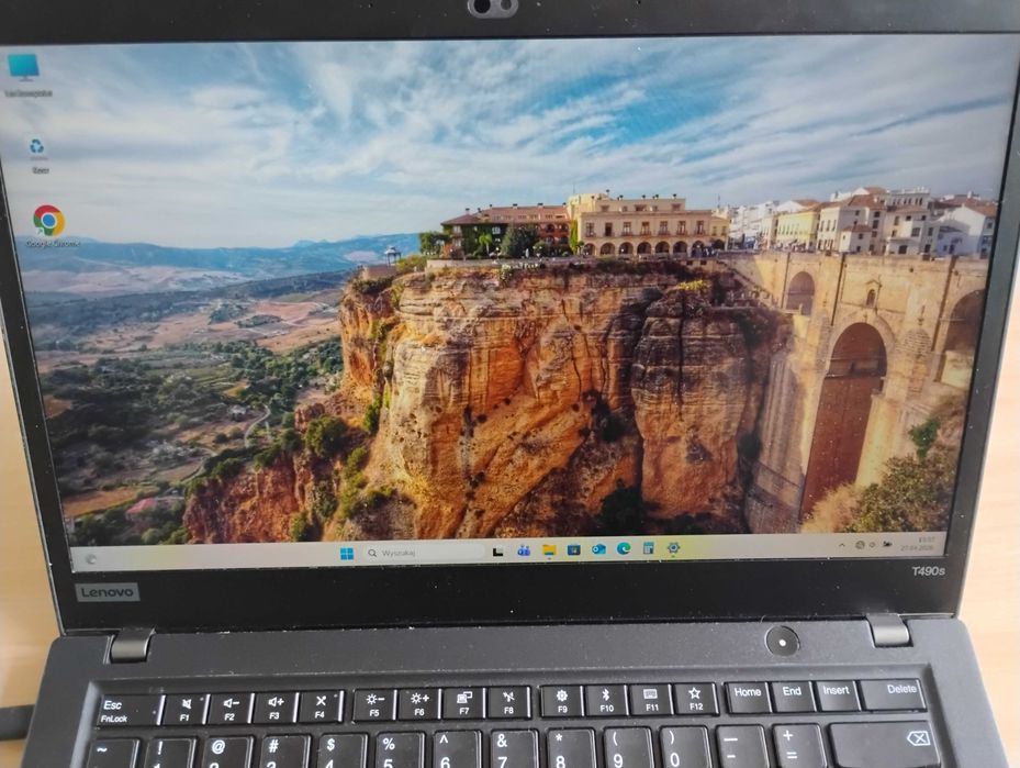 Laptop Lenovo ThinkPad T490S RAM 32GB DYSK SSD 256GB licencja Windows 11