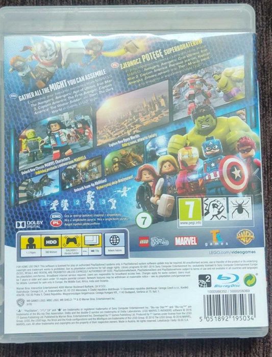 Lego Marvel avengers i lego harry potter  gra ps3 Playstation 3