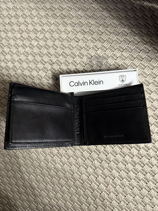 Skorzany, meski porfel Calvin Klein