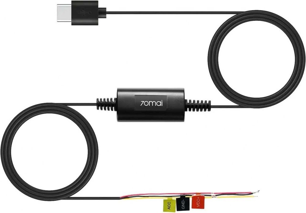Кабель паркування для 70mai A810/A810S Hardwire Kit Midrive UP03 (Type-C)