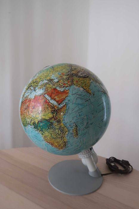 Globo vintage com luz